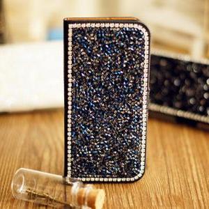 Iphone 5 Case Bling, Crystal Bling Leather Iphone..