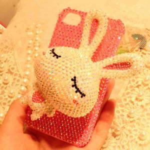 Cute Iphone 5 Case, Cute Crystal Doll Bling Iphone..