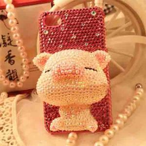 Cute Iphone 5 Case, Cute Crystal Doll Bling Iphone..