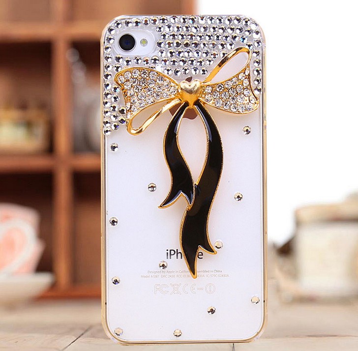 Iphone 5 Case Bling, Crystal Bling Iphone Case - Lovely Knot Hri5021