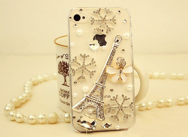 Iphone 5 Case Bling, Crystal Bling Iphone Case - Eiffel Tower Hri5004