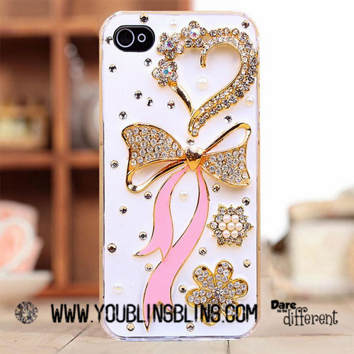Iphone 5 Case Bling, Crystal Bling Iphone Case - Big Knot Hri5027