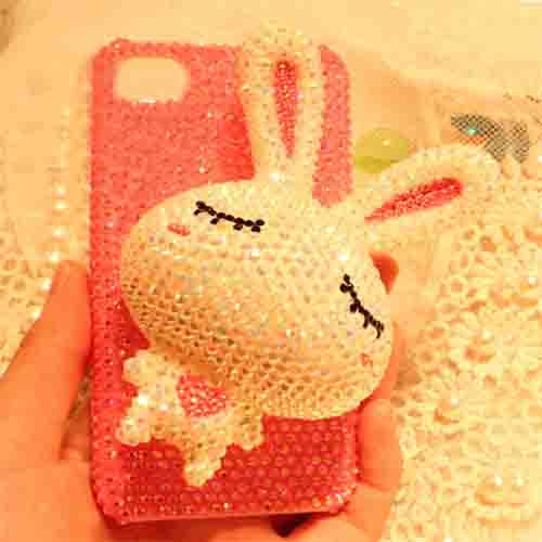 Cute Iphone 5 Case, Cute Crystal Doll Bling Iphone Case For Iphone 4 Iphone 5s Cases Iphone Covers Lq004