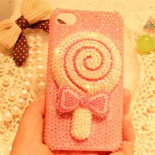 Cute Iphone 5 Case, Cute Crystal Doll Bling Iphone Case For Iphone 4 Iphone 5s Cases Iphone Covers Lq005
