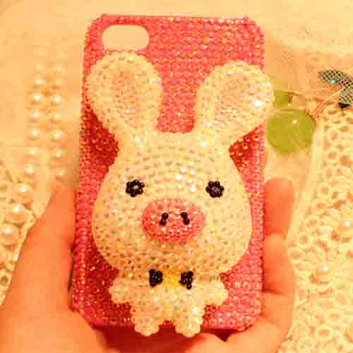 Cute Iphone 5 Case, Cute Crystal Doll Bling Iphone Case For Iphone 4 Iphone 5s Cases Iphone Covers Lq013