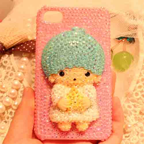 Cute Iphone 5 Case, Cute Crystal Doll Bling Iphone Case For Iphone 4 Iphone 5s Cases Iphone Covers Lq015