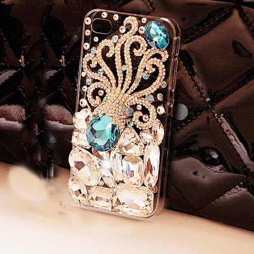 Bling Iphone 5 Case, Cute Luxury Crystal Pearl Bling Iphone Case For Iphone 4 Iphone 5 Design No. Jcf001