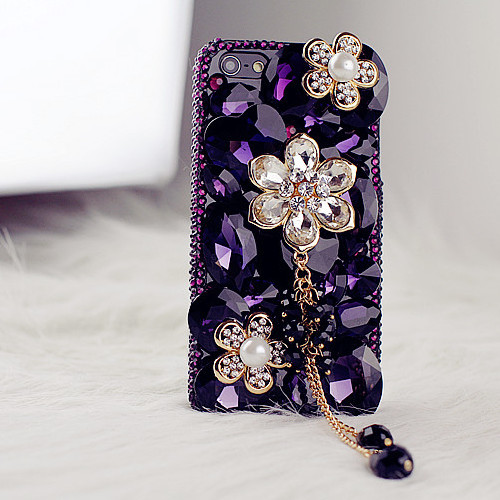 Bling Iphone 5 Case, Cute Luxury Crystal Pearl Bling Iphone Case For Iphone 4 Iphone 5 Design No. Jcf007
