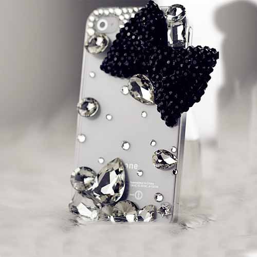 Bling Iphone 5 Case, Cute Luxury Crystal Pearl Bling Iphone Case For Iphone 4 Iphone 5 Design No. Jcf008